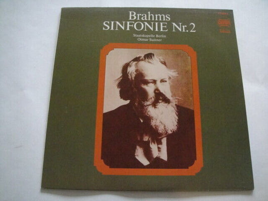 JOHANNES BRAHMS: Symphony no.2 op. 73. Suitner - conductor, Eterna LP