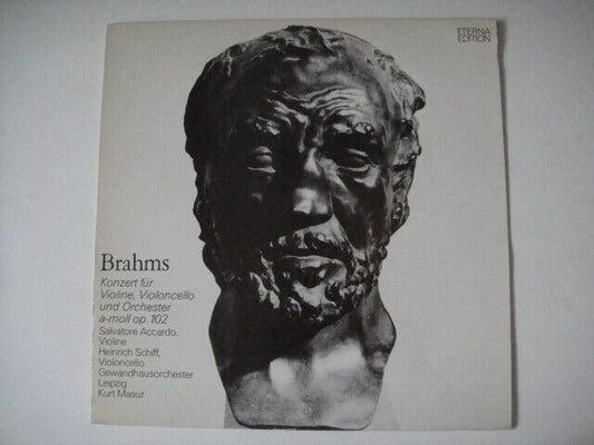 Brahms:Concerto For Violin, Violoncello In A Minor Op.102 Kurt Masur ETERNA