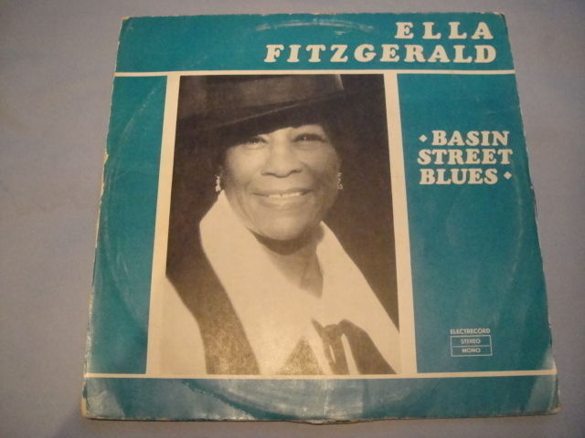 Ella Fitzgerald ‎– Basin Street Blues ROMANIAN Press LP