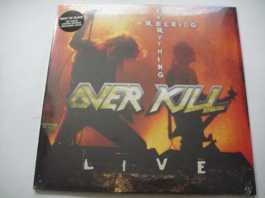 Overkill - Wrecking Everything SEALED 2xLP Red