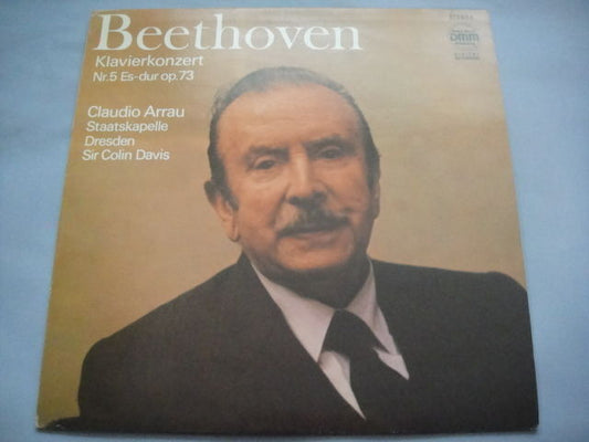 Claudio Arrau - piano, Colin Davis - conductor. Beethoven:Nr. 5 Es-dur ETERNA LP