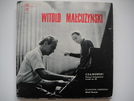 Witold Malcuzynski - piano, TCHAIKOVSKY:Concerto for Piano and Orchestra No.1 LP