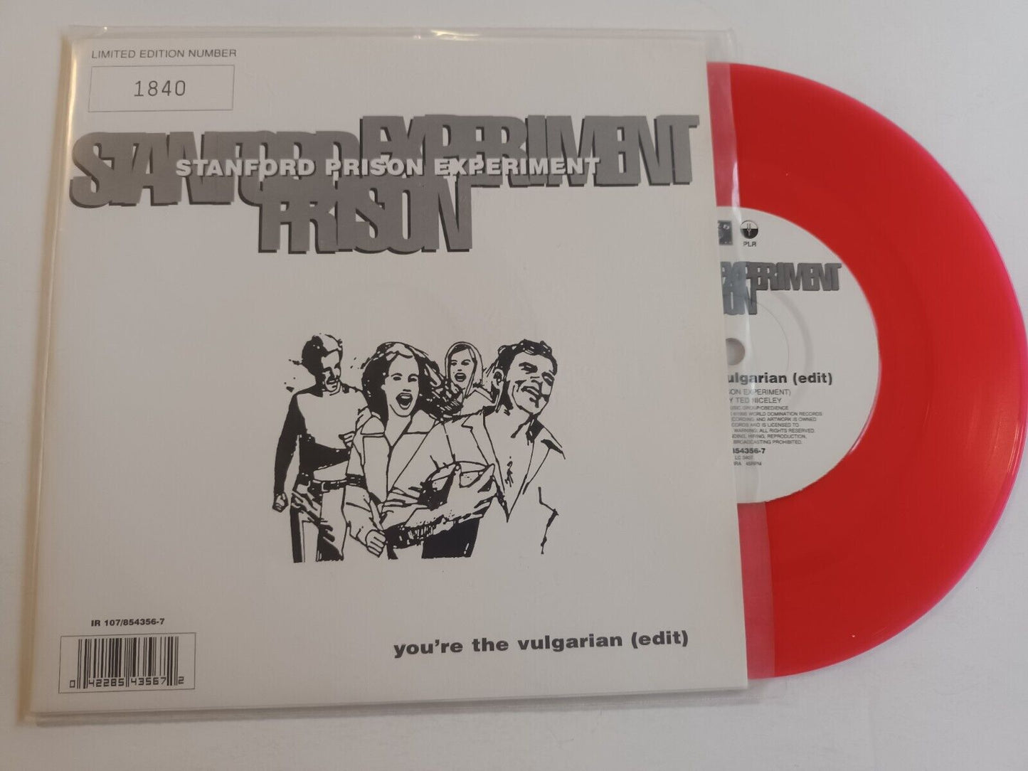 Quicksand/Stanford Prison Experiment 7' Island Red Label ‎– IR107/854356USA 1995