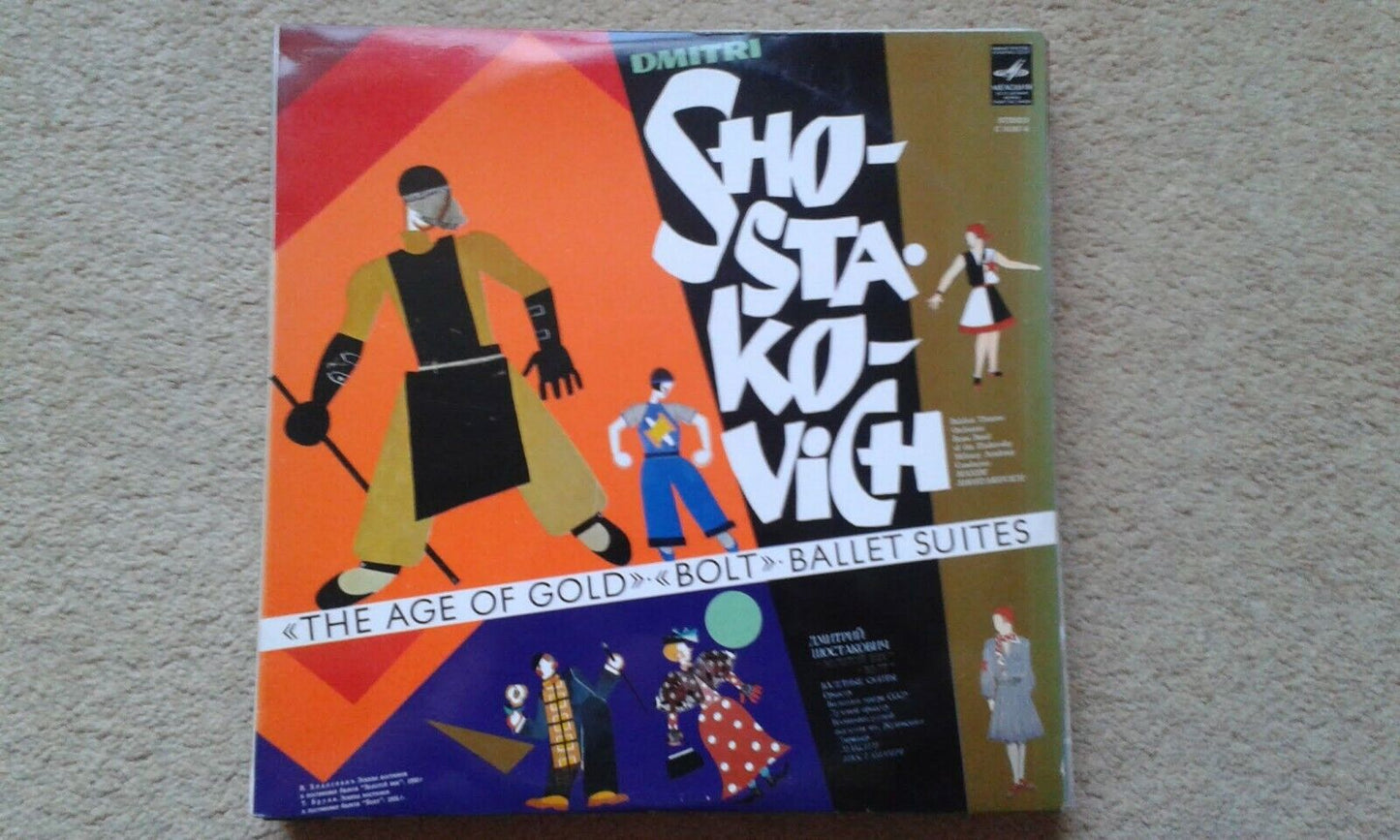 D. Shostakovich: "Golden Age"/ " BOLT" Ballet Suites LP Soviet C 01387