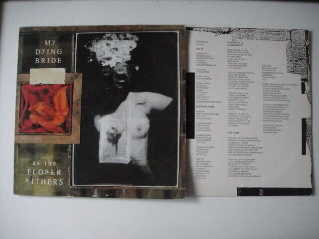 My Dying Bride ‎– As The Flower Withers LP Peaceville ‎– VILE 32 UK 1992