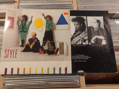 Style ‎– Visioner LP Alpha Records ‎– BULP 12001 Sweden 1985