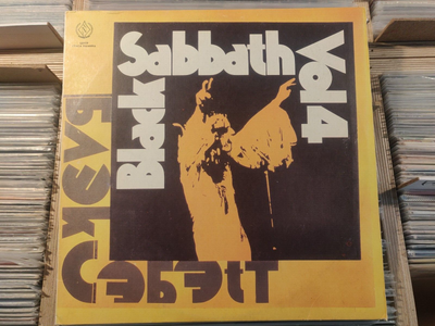 BLACK SABBATH Vol.4 SOVIET press LP Russian DIFFERENT