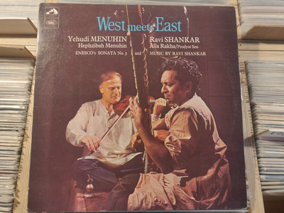 Yehudi Menuhin & Ravi Shankar – West Meets East LP India