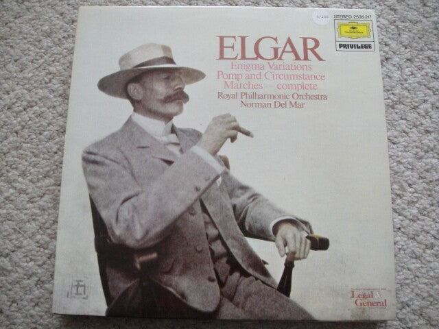 Norman Del Mar - conductor, Elgar: Pomp And Circumstance Marches/'Enigma LP