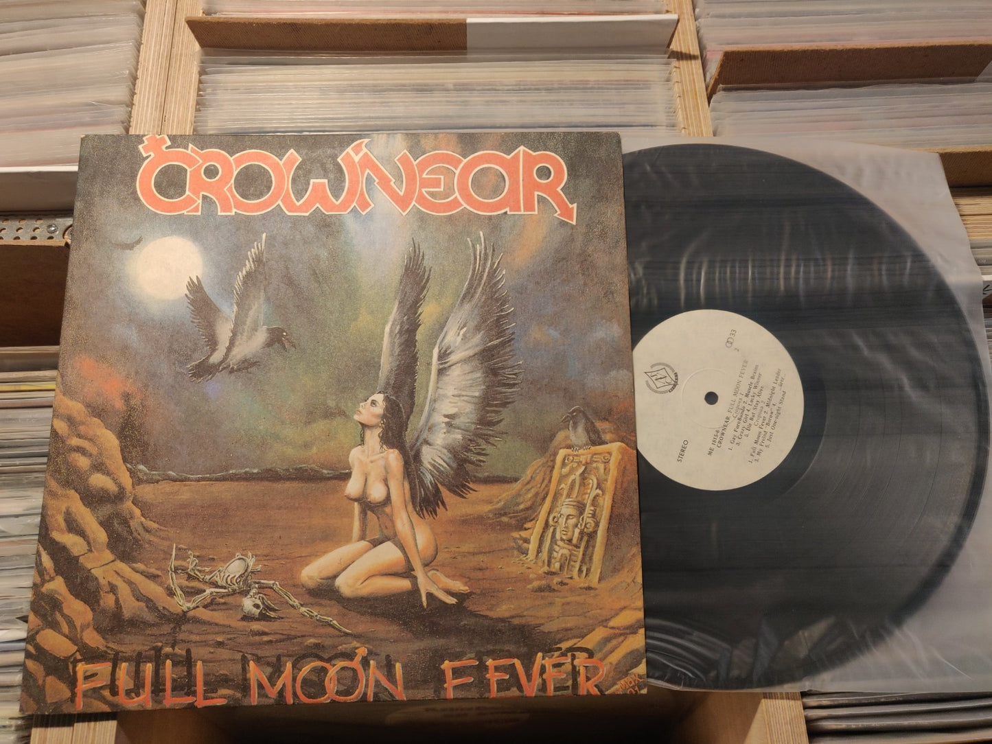 KRONER Crownear/Crow'near - Full Moon Fever SOVIET Speed/Thrash FUNK Metal LP
