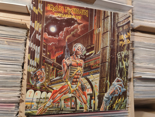 Iron Maiden ‎– Somewhere In Time LP His Master's Voice ‎– EMC. 3512 INDIAN PRESS