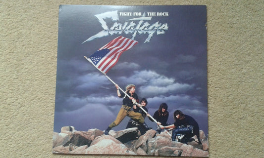 Savatage ‎– Fight For The Rock ORIGINAL 1986 USA Press LP