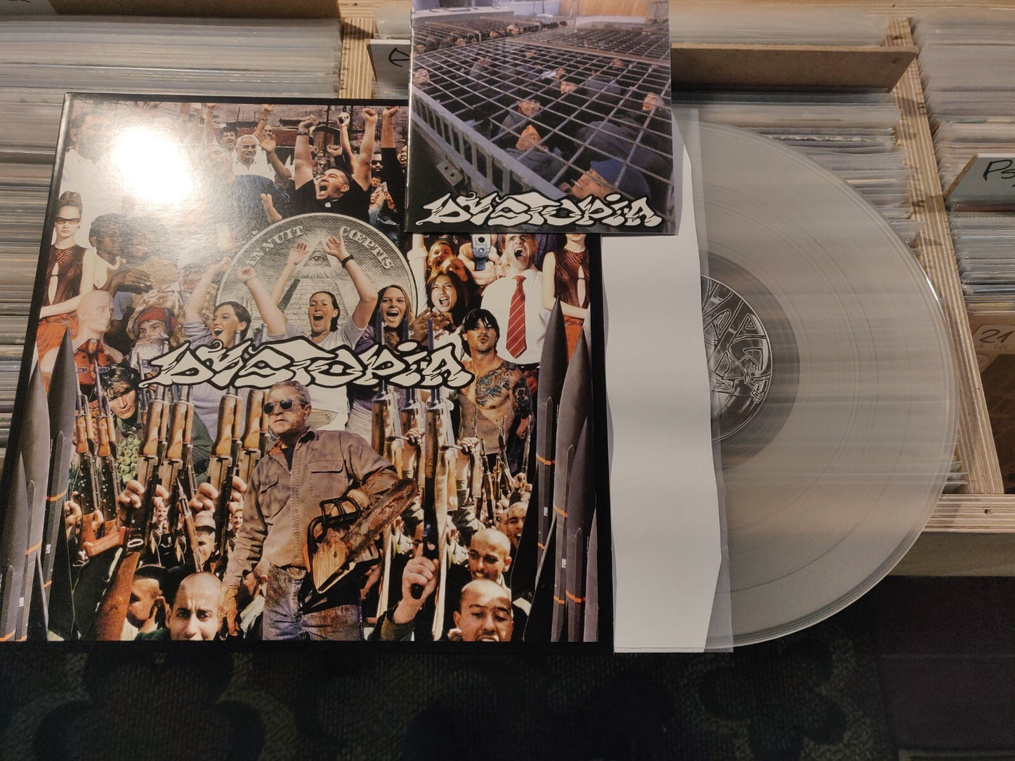 DYSTOPIA Life Is Abuse – LIFE 040 Clear FIRST USA Press 2008