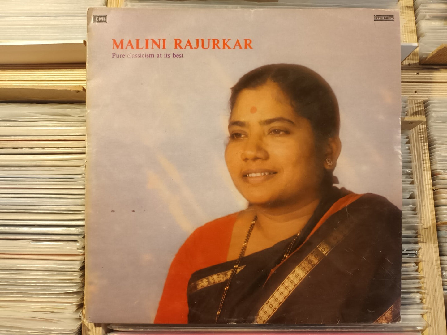Malini Rajurkar ‎– Pure Classicism At Its Best LP India Classical/Hindustani