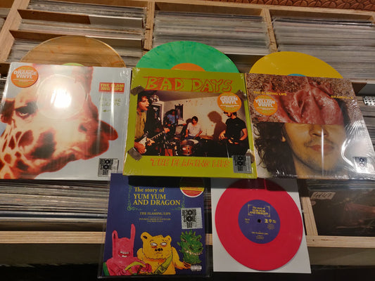 The Flaming Lips ‎– This Here Giraffe/Bad Days/Brainville 3x10" + EP