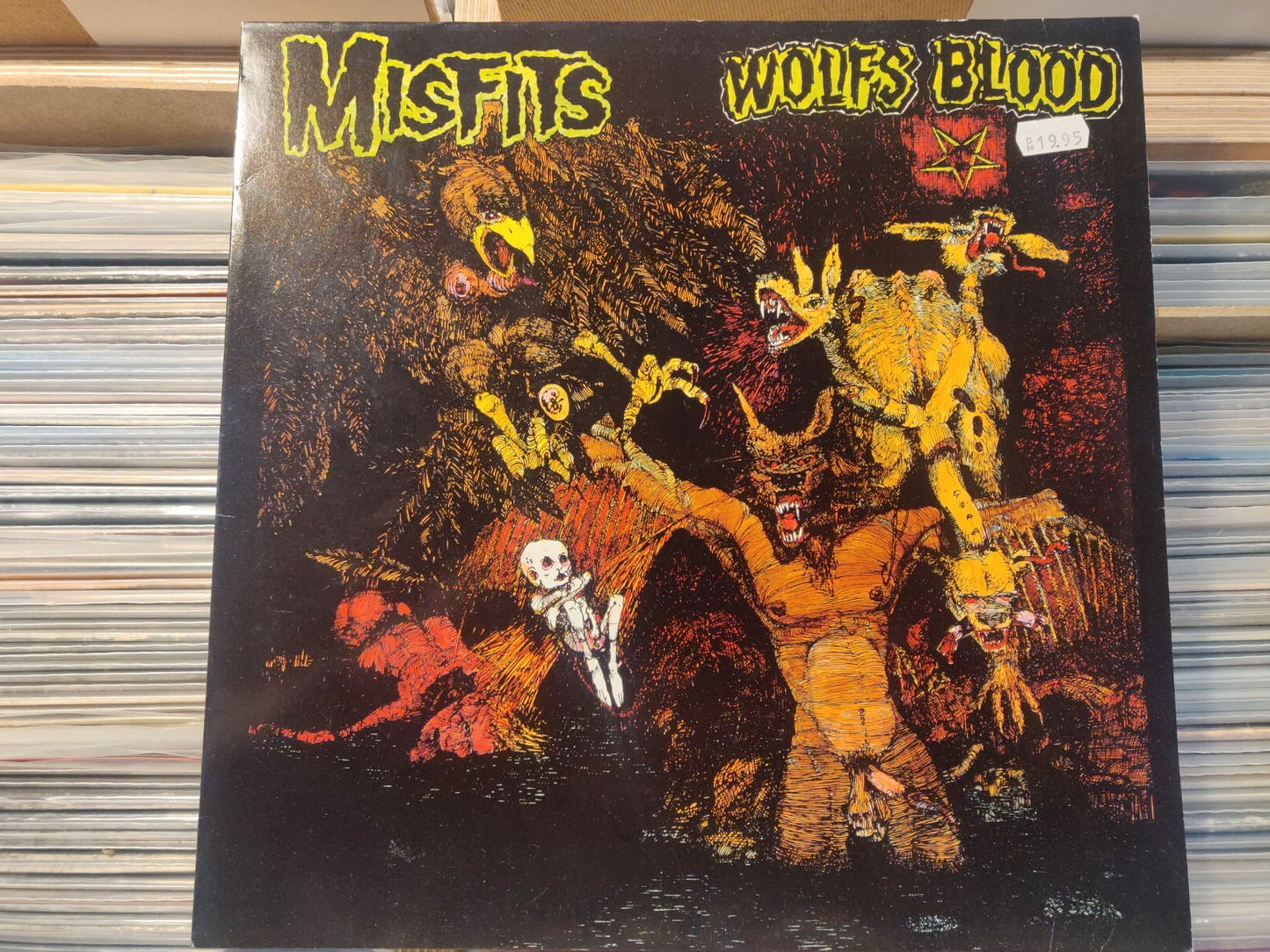 Misfits - Earth A.D./Wolfs Blood LP Aggressive Rockproduktionen ‎ AG 0024 German