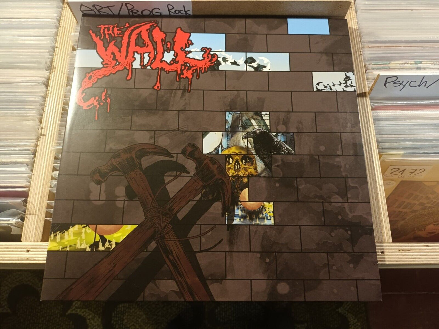 The Wall (Redux) 2xLP Magnetic Eye Records ‎– MER060 USA 2018 Blue in White