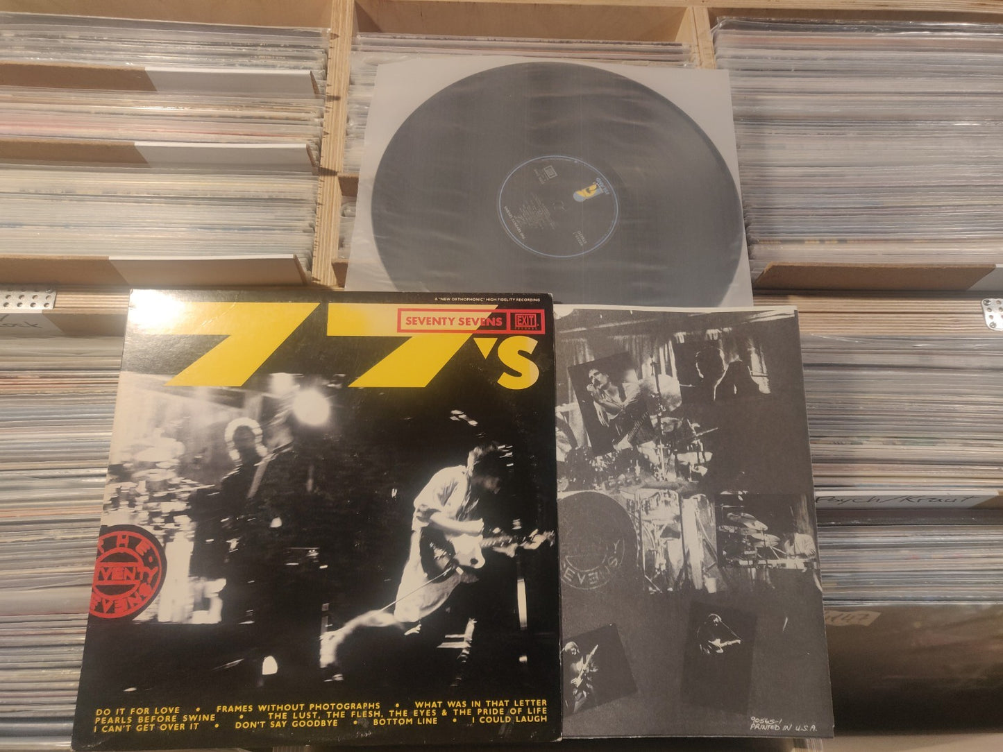 The Seventy Sevens ‎– The 77's LP  Island/Exit -7 90565-1 USA 1987