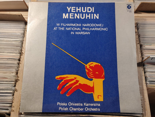 Yehudi Menuhi - violin. Leland Chen 2xLP in WARSAW Bach/Mozart/Elgar/Bartok
