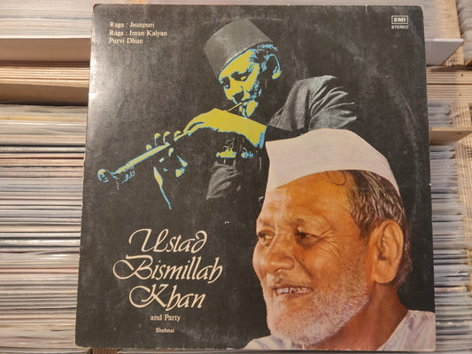 Ustad Bismillah Khan And Party LP His Master's Voice ‎– ECSD 41535 India 1983